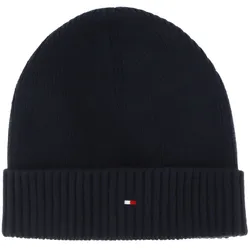 TOMMY HILFIGER Essential Flag Beanie Space Blue