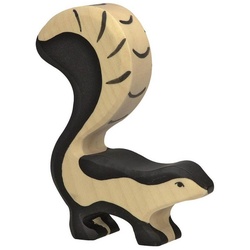 Holztiger Tierfigur HOLZTIGER Stinktier aus Holz