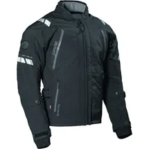 Dane Elling wasserdichte Motorrad Textiljacke, schwarz, 56
