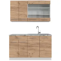 Vicco Küchenzeile Fame-Line 140 cm weiß