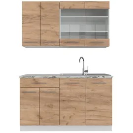 Vicco Küchenzeile Fame-Line 140 cm weiß