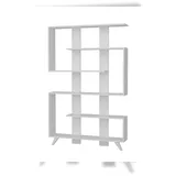 moebel17 Bücherregal Rain 120 x 20 x 162 cm Weiß