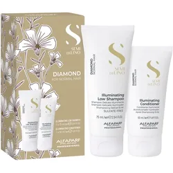 Alfaparf Milano Semi di Lino Diamond Minisize Kit Kosmetik-Reiseset für strahlenden Glanz