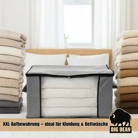 BigDean Aufbewahrungstasche 90 L 6-tlg. grau|schwarz