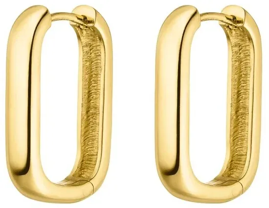 PAUL VALENTINE - RECTANGLE HOOPS - gold