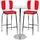 AMSTYLE Stehtisch rund 60,0 x 60,0 x 105,0 cm Silber
