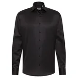 Eterna Comfort Fit 1863 Hemd Halbarm mit Brusttasche schwarz (8005-39-X687)