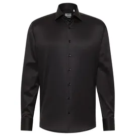 Eterna Comfort Fit 1863 Hemd Halbarm mit Brusttasche schwarz (8005-39-X687)
