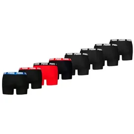 Puma MEN EVERYDAY BASIC BOXERS 8P in 002 - Red / Black | Gr.: M