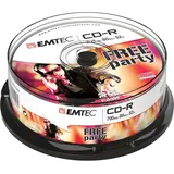 Emtec 700MB 25pcs 52x Cake NEW PACKAGING ECOC802552CB,