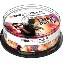 Emtec 700MB 25pcs 52x Cake NEW PACKAGING ECOC802552CB,