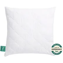 fan Kansas Microfaserkissen 80 x 80 cm Weiß