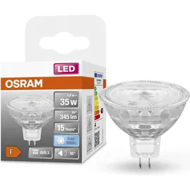 Osram LED Reflektorlampe Mr16 GU5.3, 345 lm, 15000 h, Kaltweiße