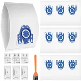 10 Stück Staubsaugerbeutel Pure GN für Miele Hyclean 3D GN Staubbeutel Classic C1 Complete C2 C3, S2 S5 S8 S600 S800 Staubsauger mit 8 microfiltri und 1 Reinigungsbürste