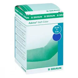 Askina Haftbinde Color 8cmx4m blau