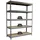 Proregal Schwerlastregal Metall 300x120x60 cm silber