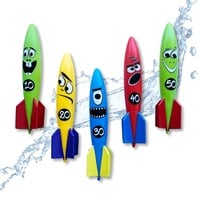 Schildkröt Schildkröt® Rocket Divers Set, 5 Unterwasserraketen, Tauchspielzeug für Kinder ab 5 Jahren, ideal für Schwimmbad oder Badewanne