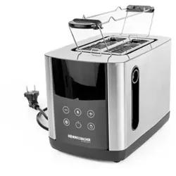Rommelsbacher Toaster TO 850 Sunny, Easy-to-Use Bedienkonzept, geradliniges Design schwarz