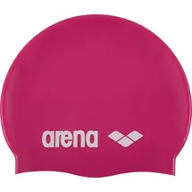 Arena Kappe Classic Silicone Fuchsia-weiß Einheitsgröße