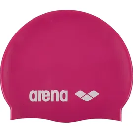 Arena Kappe Classic Silicone Fuchsia-weiß Einheitsgröße