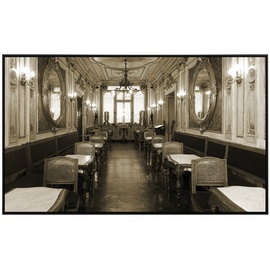 Papermoon Infrarotheizung Vintage Cafe Interieur«, Matt-Effekt - bunt
