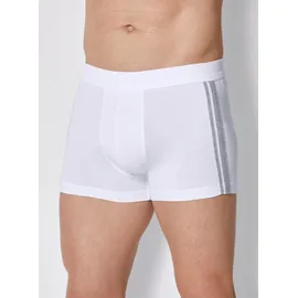 SCHIESSER 95/5 Shorts streifen weiss 4XL