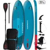 Starboard - iGO Deluxe Lite 10'8' x 33' SUP Board Set inkl. Paddel und Kayak Sitz - blau