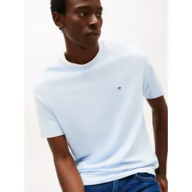 Tommy Hilfiger Regular Fit T-Shirt aus reiner Baumwolle, Hellblau, L