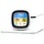 Intirilife Grillthermometer 7 x 7 cm rostfrei weiß