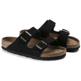 Birkenstock Arizona Weichbettung Veloursleder schwarz 42