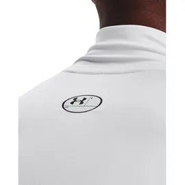 Under Armour HeatGear Armour Mock langarm Trainingsshirt Herren 100 white/black M