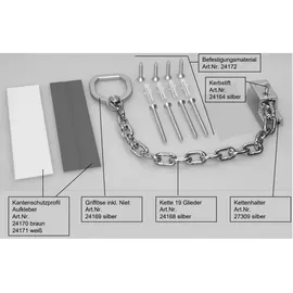 ABUS Türgriffkette SK89 S