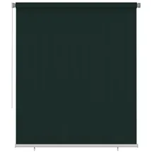 vidaXL Außenrollo 205 (b) X 230 (h) Cm Dunkelgrün Hdpe Vidaxl