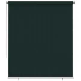 vidaXL Außenrollo 205 (b) X 230 (h) Cm Dunkelgrün Hdpe Vidaxl