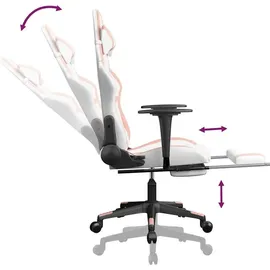 vidaXL Gaming-Stuhl Kunstleder Rosa