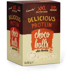 XXL Nutrition - Delicious Protein Choco Balls  -  Weiße Schokolade  -  6 pack