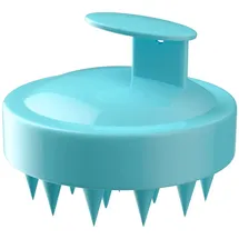Intirilife Kopfhaut Massagebürste aus Silikon in Blau | Gr.: onesize