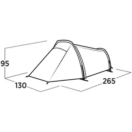 Easy Camp Sarek Tunnelzelt Grün