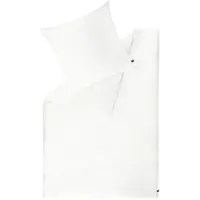 Schöner Wohnen Satin Unifarben Weiß 155 x 220 cm + 80 x 80 cm/40 x 80 cm