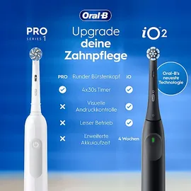 Oral-B Pro 1 Duo schwarz/blau + 2. Handstück