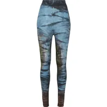URBAN CLASSICS Cotton Tie Dye High Waist Leggings Black S