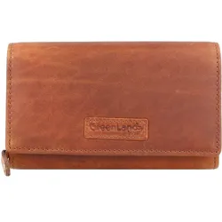 Greenland Nature Soft & Safe Geldbörse Leder 16 cm RFID braun