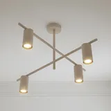 LINDBY Marilou Deckenleuchte Beige - Wohnzimmer - 40