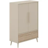 Paidi Kleiderschrank Eefje 95 x 139 cm Dekor Cashmere-Beige