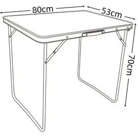 Möbel Kraft Campingtisch Galdas Schwarz
