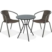 Balkonset SIMPLE 2+1 - Braun - Braun