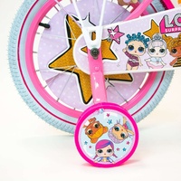 TPFSports LOL Surprise Kinderfahrrad - Mädchen 16 Zoll - 2 Handbremsen - Pink