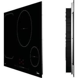 Bosch Herdset Bosch Einbau-Backofen Edelstahl Teleskopauszug + Midea Flex-Induktionskochfeld autark 77cm