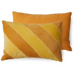 Hkliving - Striped Samt-Kissen, 60 x 40 cm, april