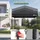 Sekey Faltpavillon 3 x 3 m inkl. 4 Seitenteile Grau
